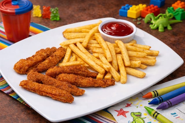 Pollito Con Papas.