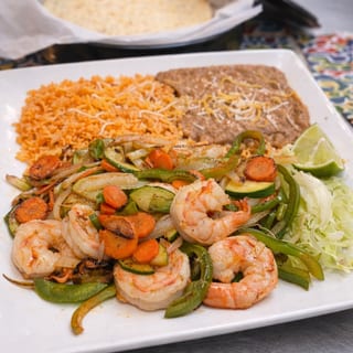 Camarones con Verduras