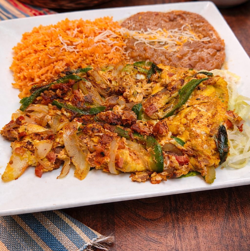 Huevos a La Mexicana.