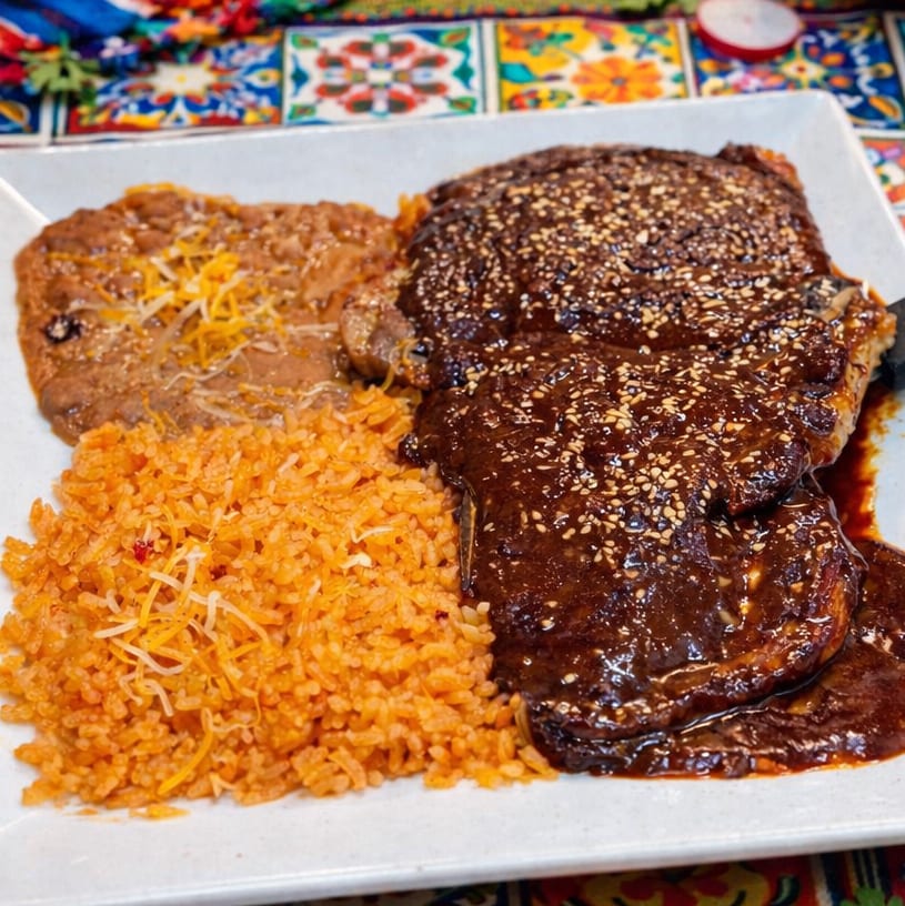 Chuletas en Mole.