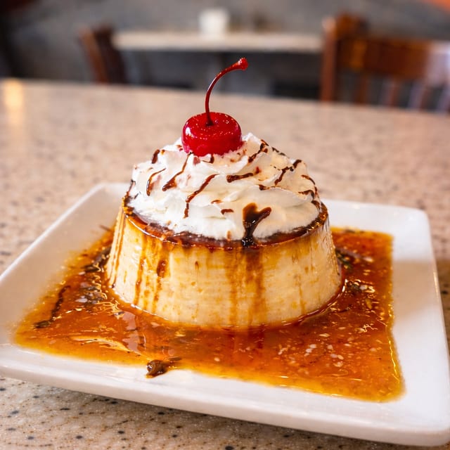 Home Made Flan.