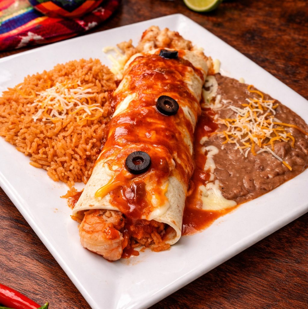 Seafood Burrito.