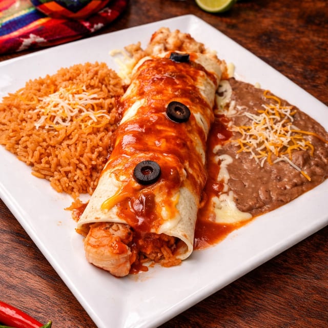 Seafood Burrito.