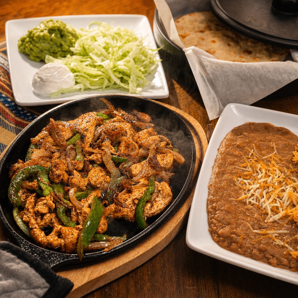 Fajitas de Pollo.