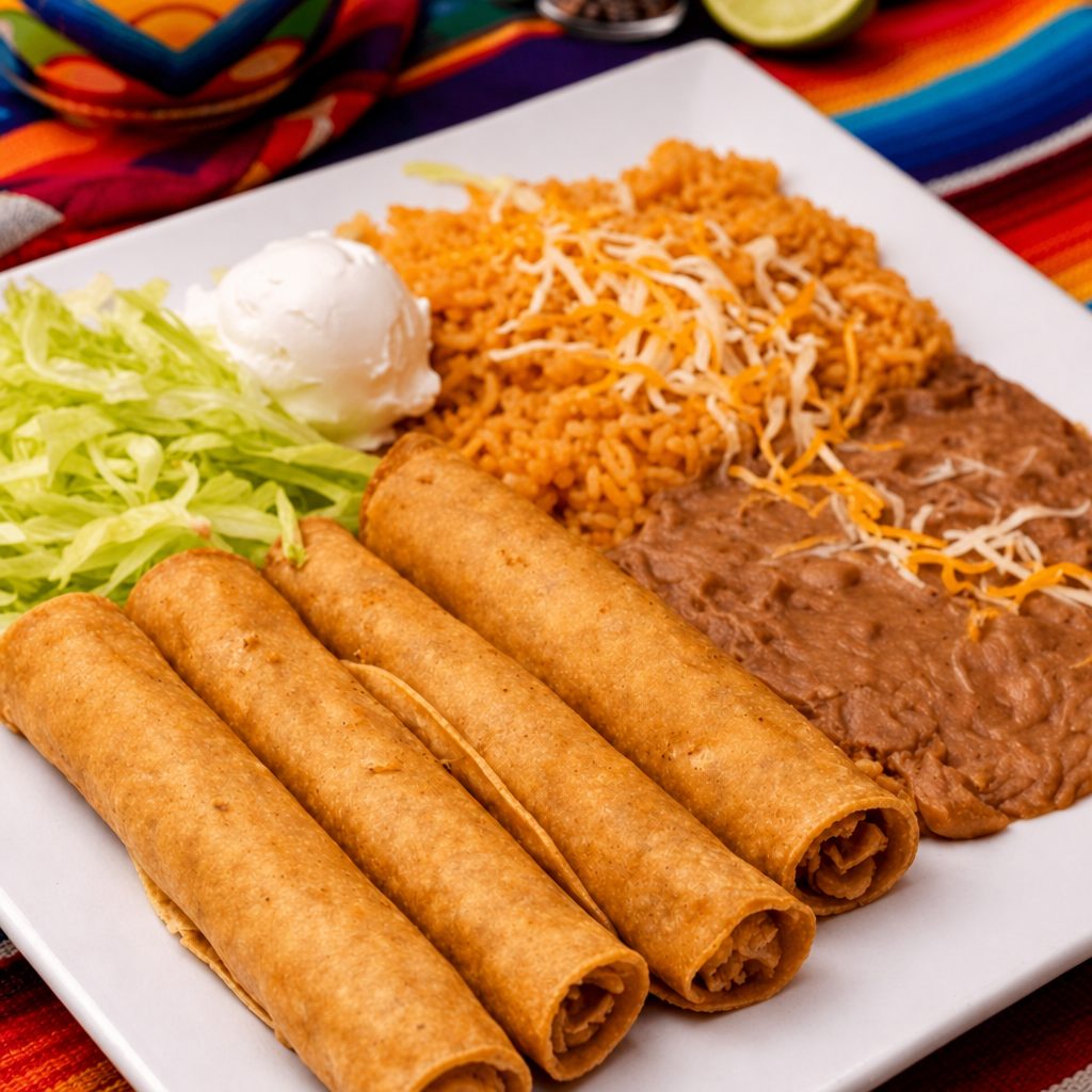 Crispy Flautas.