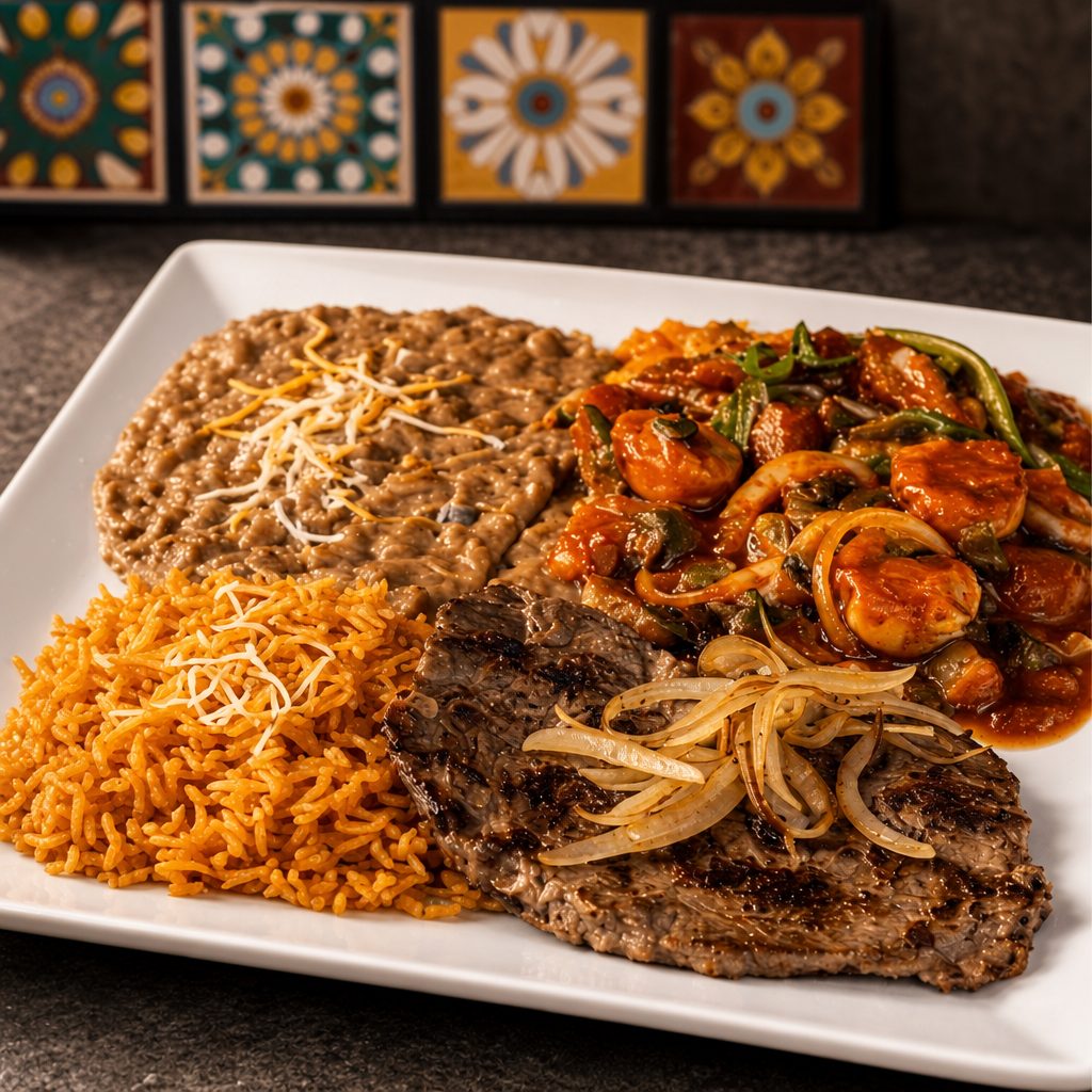 Asada & Camarones a La Veracruzana.
