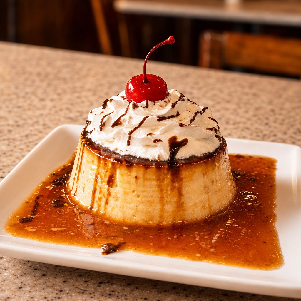 Home Made Flan.