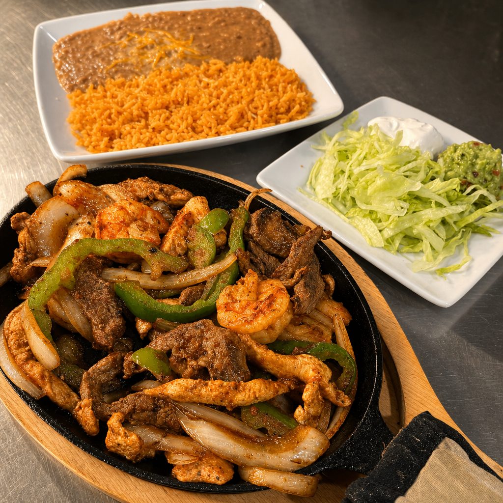 Fajitas Trio.