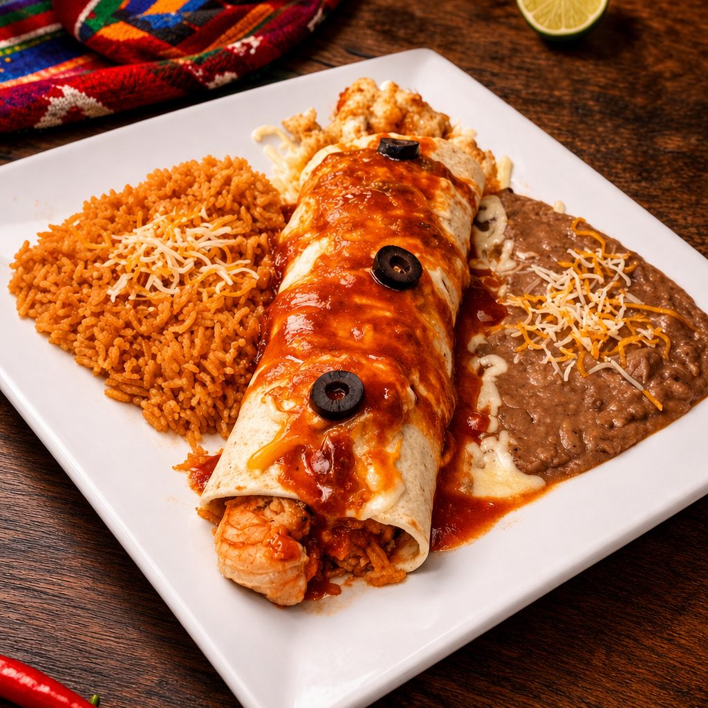 Seafood Burrito.