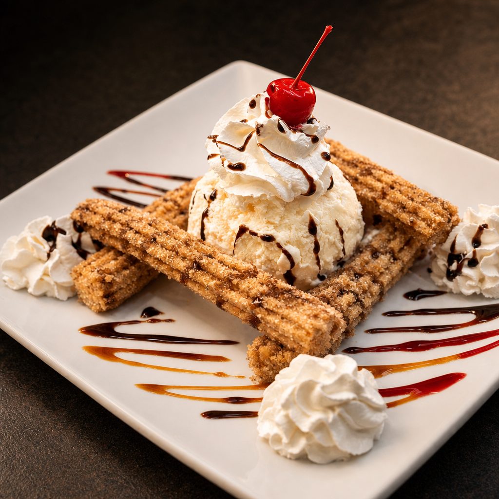 Churros con Nieve.
