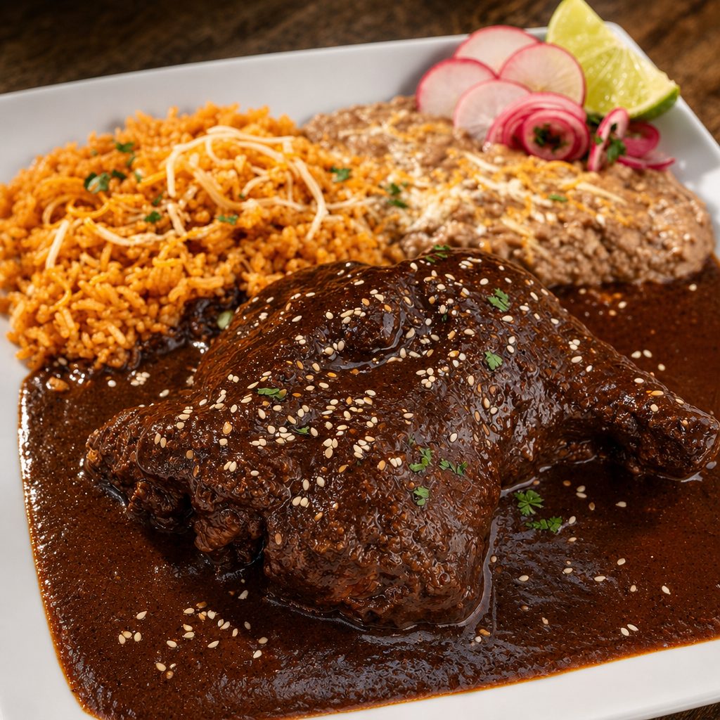 Pollo con Mole.