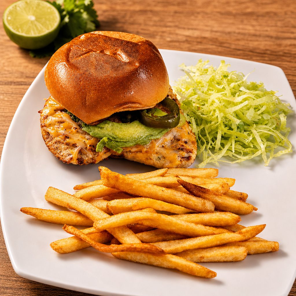 Mexican Chicken Sandwich.