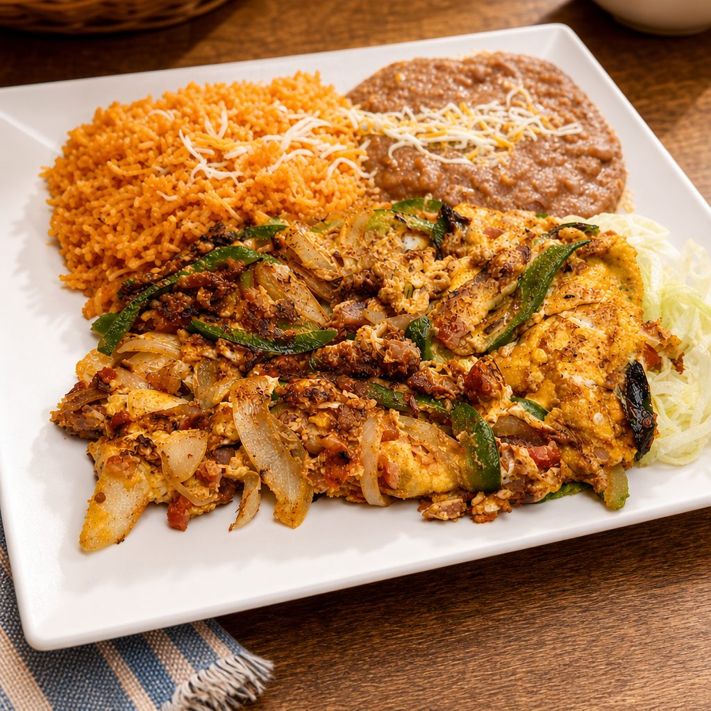 Huevos a La Mexicana.